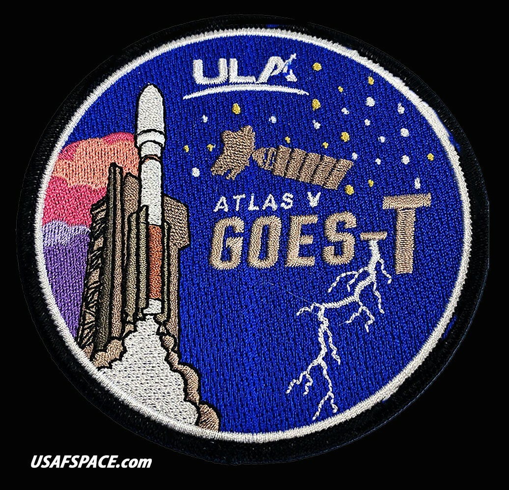 Authentic GOES-T - ULA ATLAS V Launch - NASA NOAA USSF SATELLITE SPACE ...