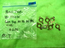 DRAG SPECIALTIES 194396 INNER PRIMARY LOCK TAB WASHERS (HD-1032)