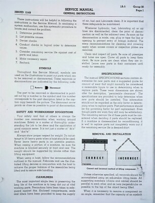 Caterpillar D353 G353 Engine Service Repair Manual sn breaks apply