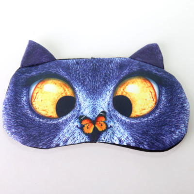 3D Dog Cat Eye Mask Travel Sleep Masks Blindfold Sleeping Aid Adult Kids GL  AU