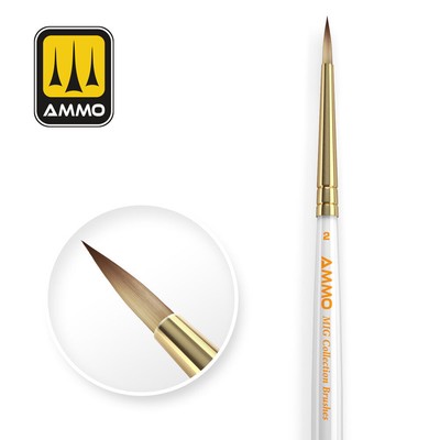 Ammo MIG A.MIG-8716 - AMMO MIG Collection Brushes Conical Ø2 - Neu