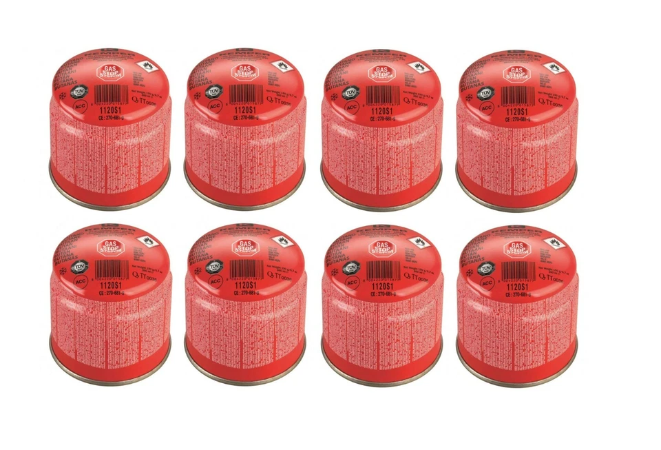 BOMBOLETTA CARTUCCIA FORABILE UNIVERSALE 1120S1 KEMPER GAS BUTANO ** 8 pezzi **