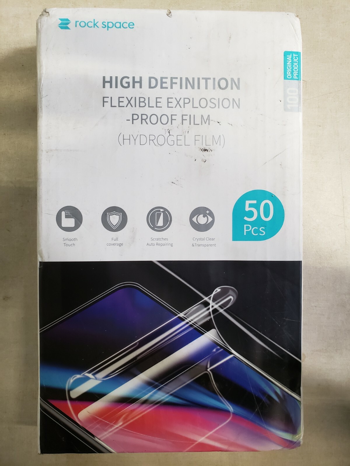 Rock Space High Definition Flexible Explosion Proof Hydrogel Film 50 Pack 6941402708733 eBay