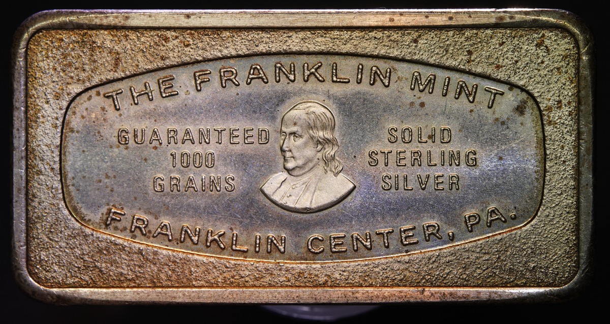 1970 Provident National Bank Philadelphia Franklin Mint 2oz 925