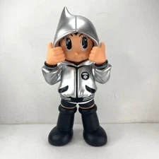 10" Astro Boy Silver Hoodie Action Figure Anime Cartoon Japan Figurine Toy USED