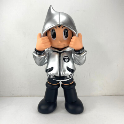 10'' Astro Boy Silver Hoodie Action Figure Anime Cartoon Japan Figurine Toy USED