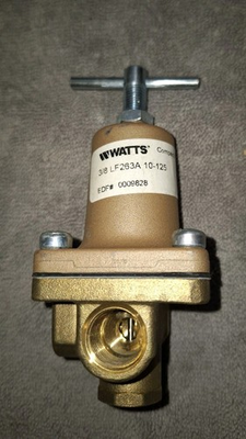 #ad Watts LF263A Water Regulator Valve 3 8in Npt 10 125 Max pressure 300 PSI New $49.99