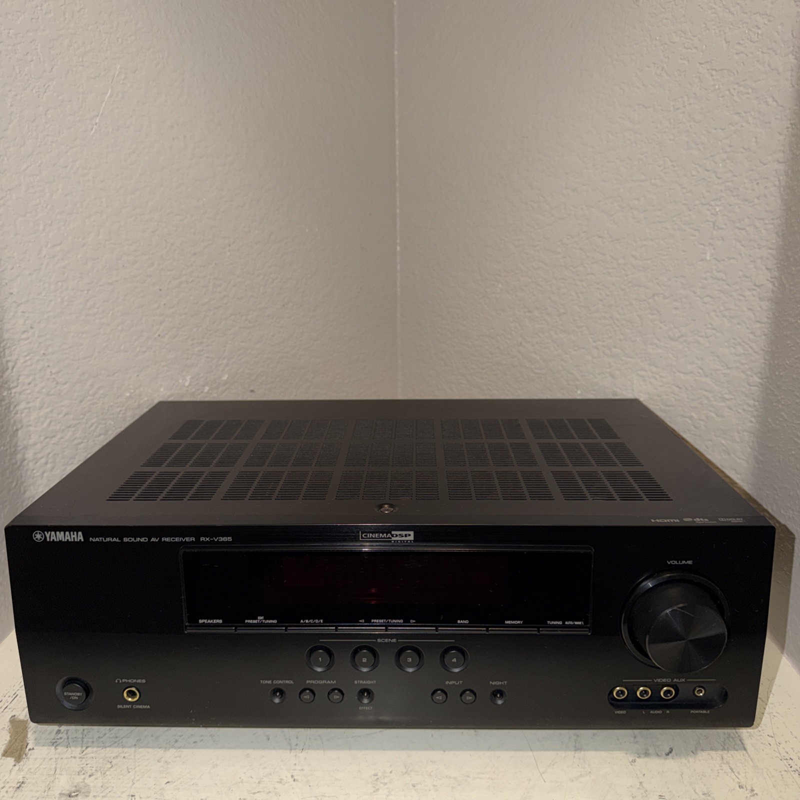 Yamaha RX-V365 5.1-ch Home Theater Receiver HDMI Dolby Digit