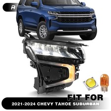 For 2021-2024 Chevy Tahoe LED Headlight w/ Ha...