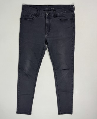 Mott and Bow Jeans Mens 33x31 Skinny Leg Faded Black Stretch Cotton Modern