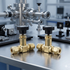 Swagelok | B-4JN | Brass Needle Valve | Brass...
