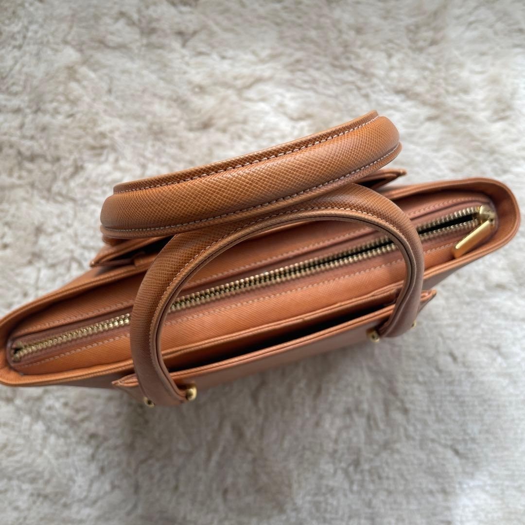 VALENTINO vintage Women's Hand Bag Tote Brown Purse Authentic Used thumbnail 5