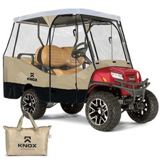 KNOX Golf Cart Cover 4 Passenger, Short Roof, 600D Universal Waterproof Cover