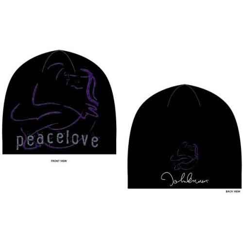 John Lennon Peace & Love Official Beanie Hat