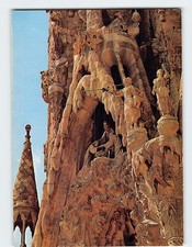 Postcard Detalle La Sagrada Familia Barcelona Spain
