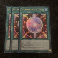 Yugioh Salamangreat Circle Ultra Rare RA03-EN066 Near Mint 1st Ed Playset x3