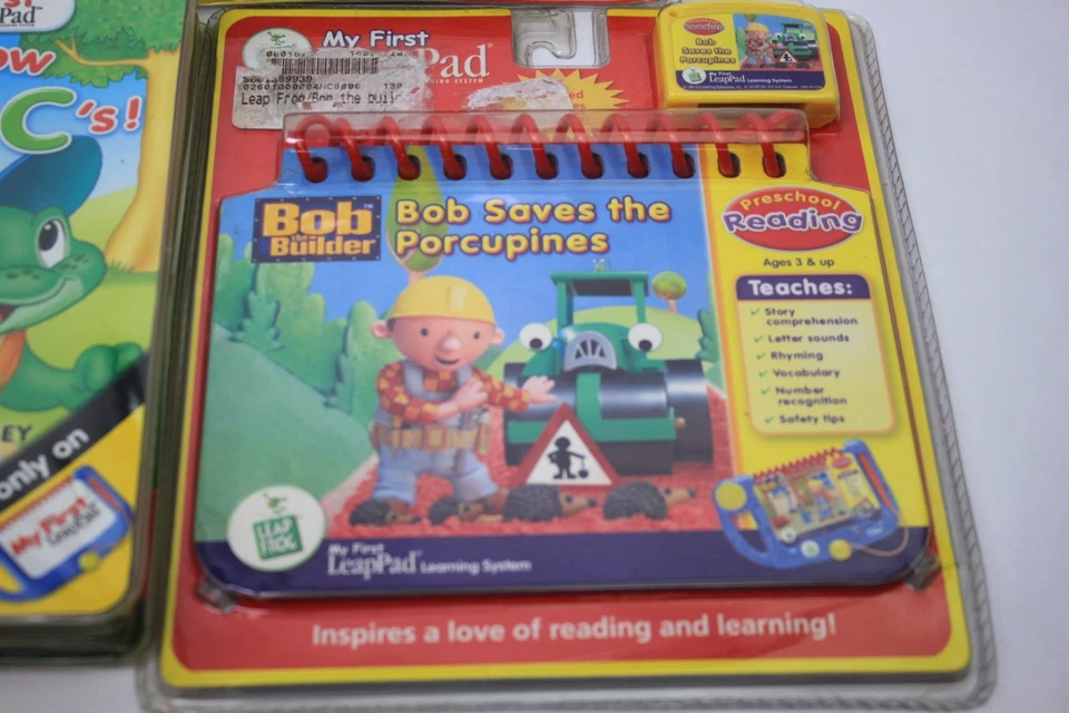 Lot of 4 My First LeapPad Games Bob the Builder - VRoom - Cars - I know my ABC's - Image 3 of 4