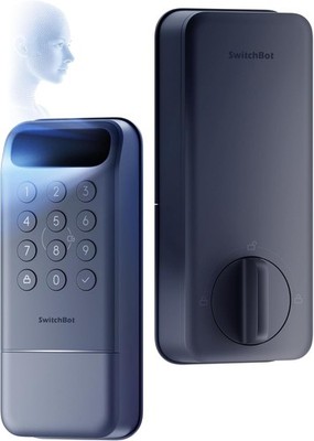 SwitchBot Lock Vision, 3D Face Recognition Smart Lock, Deadbolt Keyless Entry