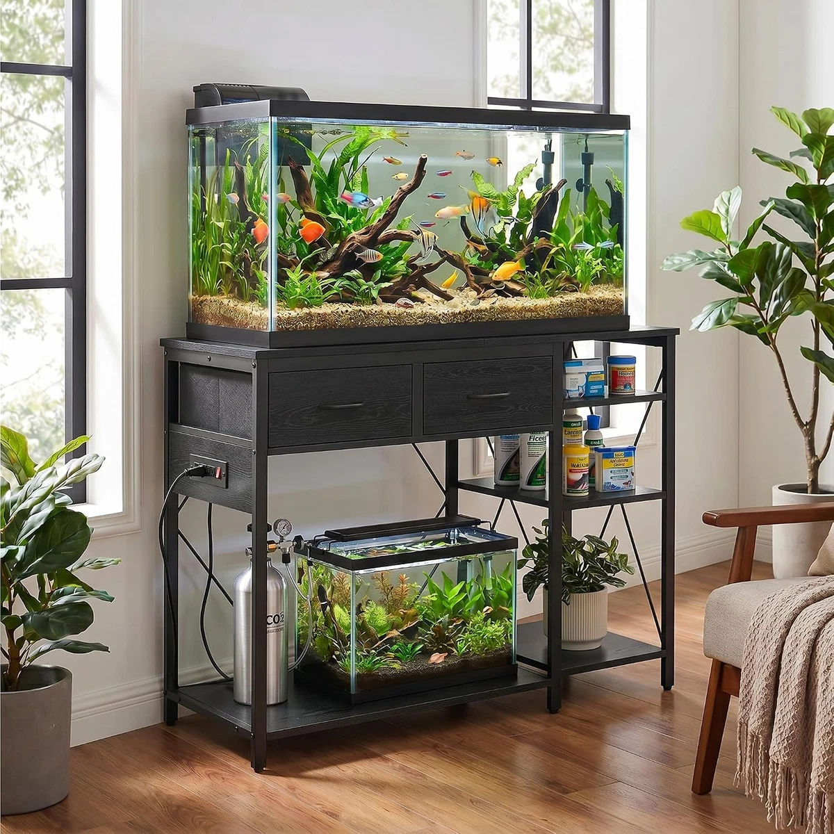 水族箱和鱼缸75 加仑罐容量| eBay