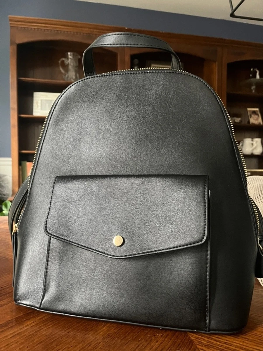 Neiman Marcus Pebble Leather Gold Small Backpack Neiman Marcus Backpack Bags & Handbags for Women for sale | eBay main image 2
