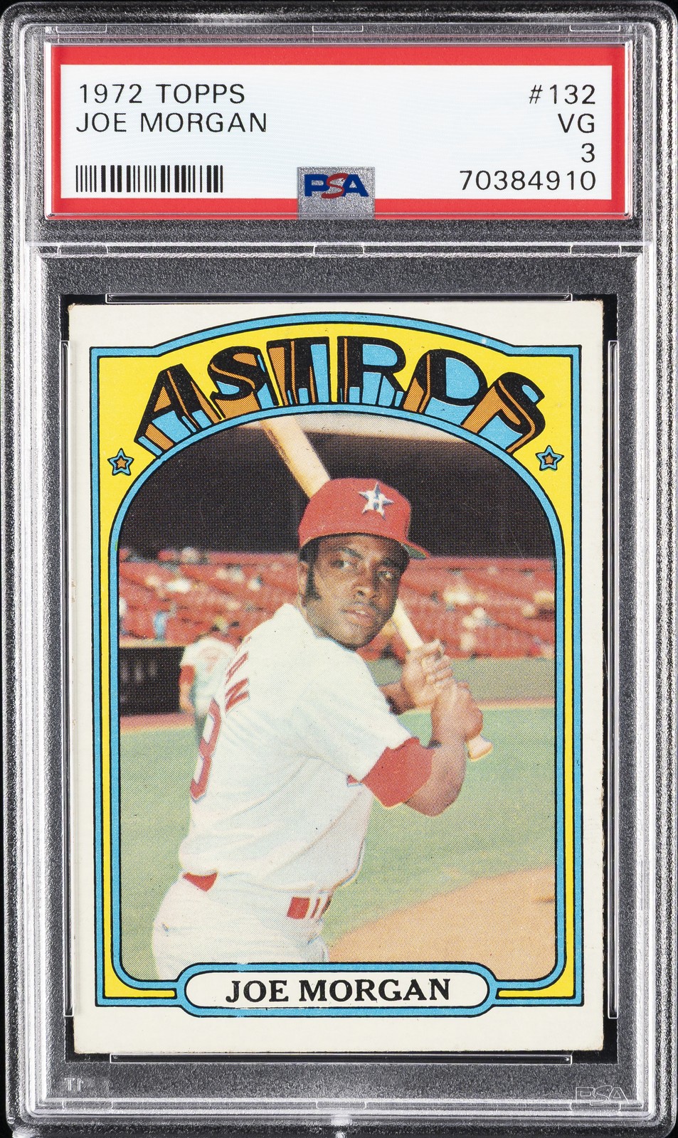 1972 TOPPS #132 JOE MORGAN PSA 3
