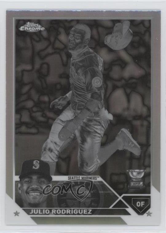 2023 Topps Chrome Negative Refractor Julio Rodriguez Julio RodrÃguez #200 0i6p