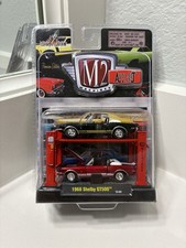 M2 Machines Auto-lift 1968 Shelby Gt500 Red Black 2-pack Free Shipping