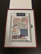 2021 Jersey Fusion Kris Bryant - Game-Used Swatch Relic