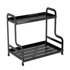 Coffee Mugs Storage Rack 2 Level Shelf for Kitchen and Bathroom Organization