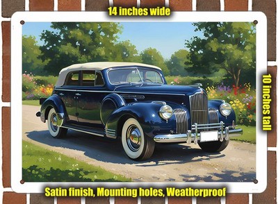 Metal Sign - 1941 Packard 2 Oil Painting - 14x10