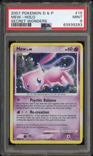 2007 Pokemon D & P Secret Wonders Mew - Holo #15 PSA 9 HOLOBLEED on eBay