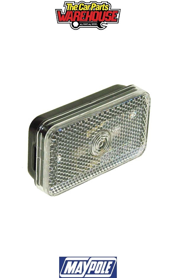 Maypole 8735B 12V Clear Front Slimline Marker Lamp