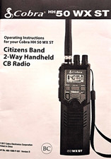 Bundle Package Cobra Hh 50 Wx St Citizens Band 2-way Handheld Cb Radio