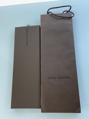 LOUIS VUITTON Krawatte Clavat Damier Classic 8CM_Damier Ebene_BLU Seide BLU Total - Bild 8 von 9