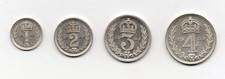 1939 Maundy Set, George VI, rare year