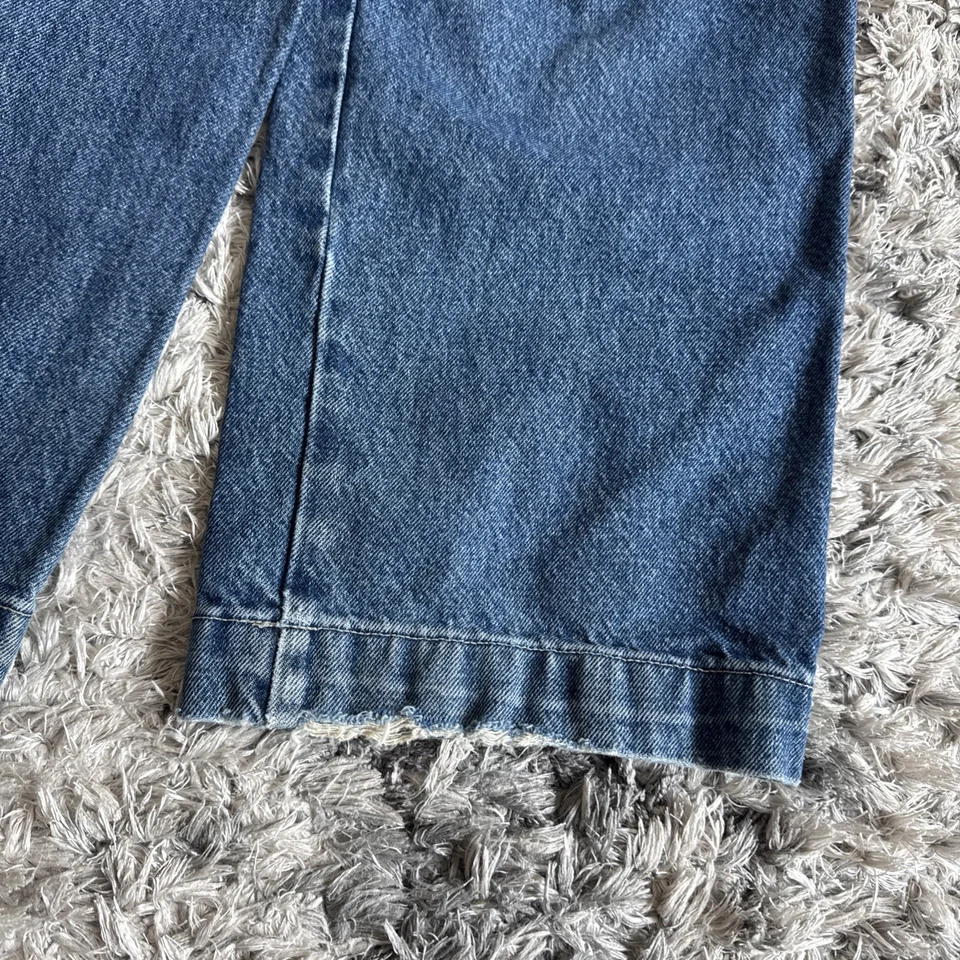 Vintage 90’s YOUTH Jnco King Flamehead Blue Baggy Jeans Size 14 26x25 HTF Rare - Image 2 of 4
