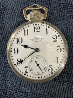 Ball Hamilton Pocket Watch Railroad Grade 23 Jewel Grade 999N Model 1 16s