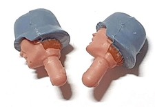 Vintage Timpo Modern Army 3rd Series German Infantry Solid Heads & Helmets