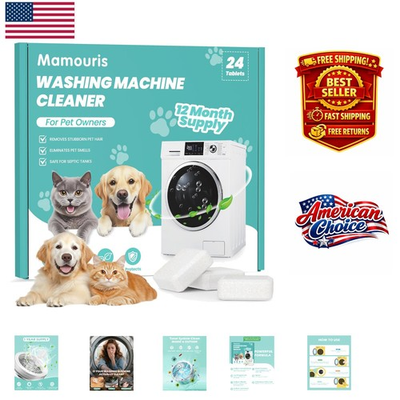 #ad #ad Washing Machine Cleaner Tablets 24 Pack for HE amp; Top Load Washers Pet Safe $12.34