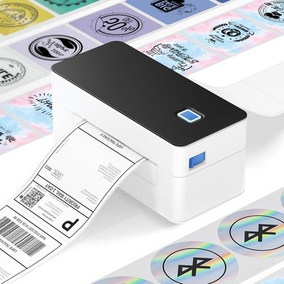 SVANTTO Bluetooth Thermo Etikettendrucker 4x6, kompatibel mit Windows/Mac/Android