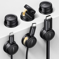 Magnetic Cable Management Clips 360  Rotation Desk Cord Organizer 1s Fast