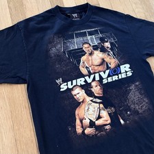 Vintage WWE Survivor Series Shirt Nov 2007 Undertaker Bautista Shawn Michaels L 
