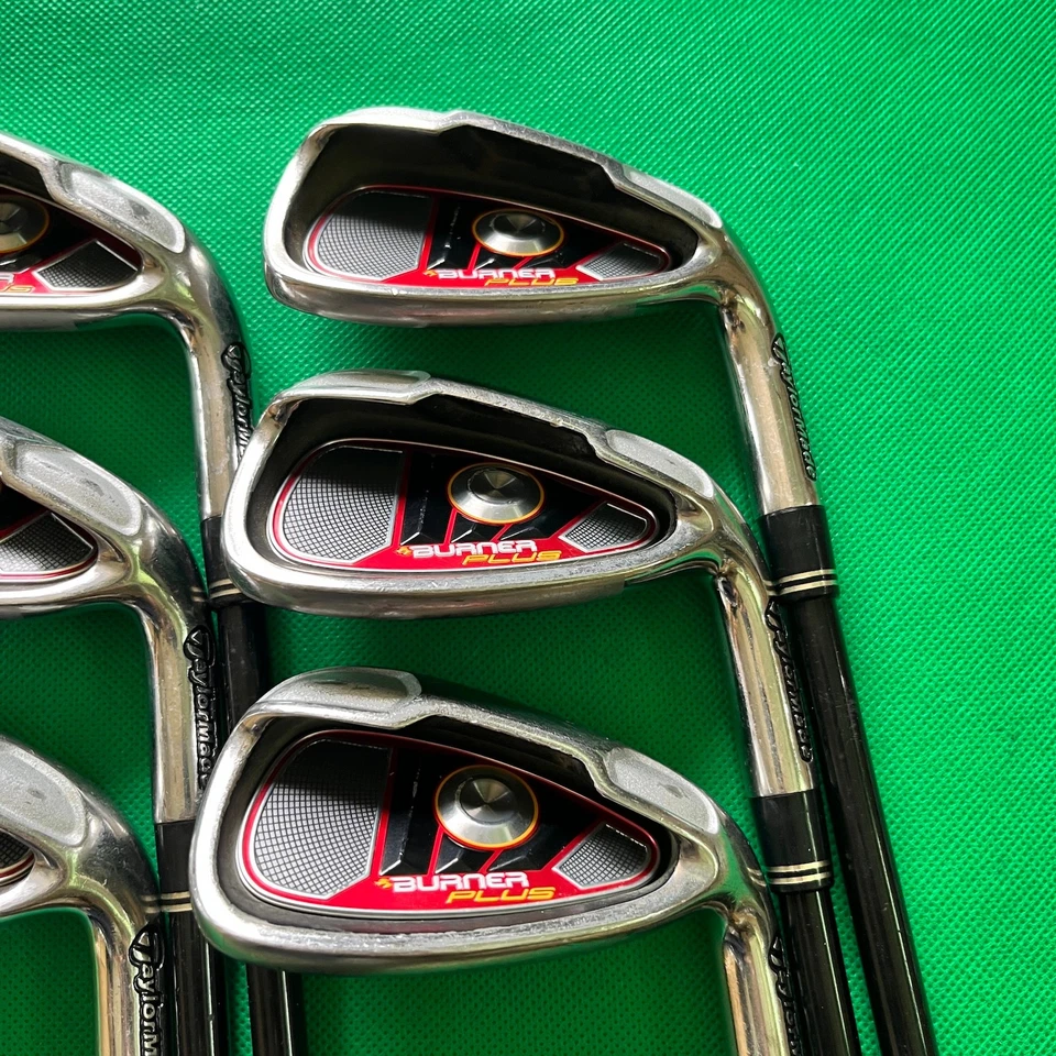 TaylorMade BURNER Plus Iron Set 6pcs 5-Pw 6pcs Flex S Stiff Reax 60 Golf Clubs - Image 4 of 4