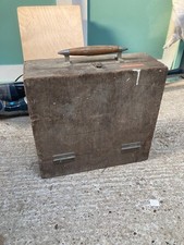 Brown Wooden Carpenters Toolbox Vintage Retro Handmade