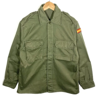 Veste Chemise Militaire Légère Armée Espagnole Militaria Vintage Avril 1986 - Photo 1/4