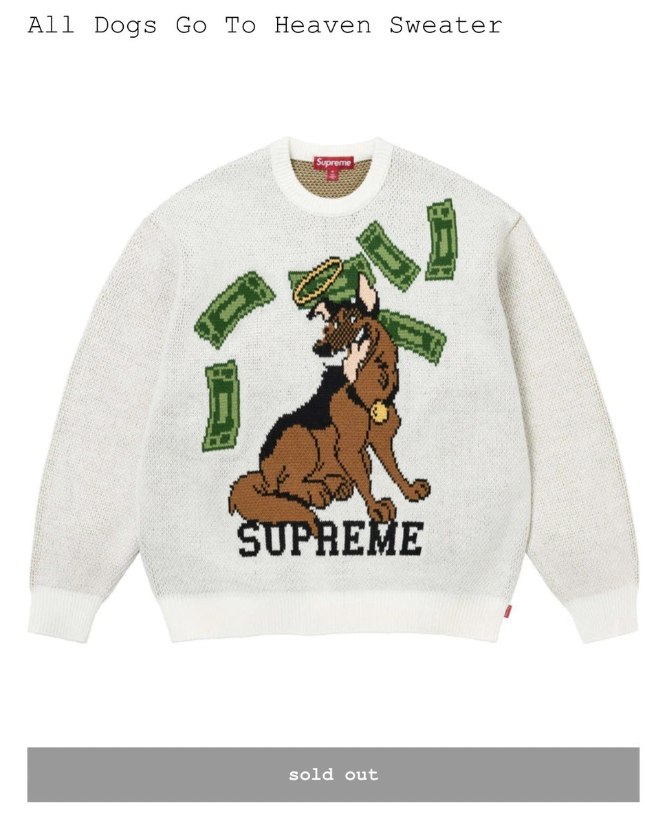 Supreme White Sweaters for Men for sale | eBay