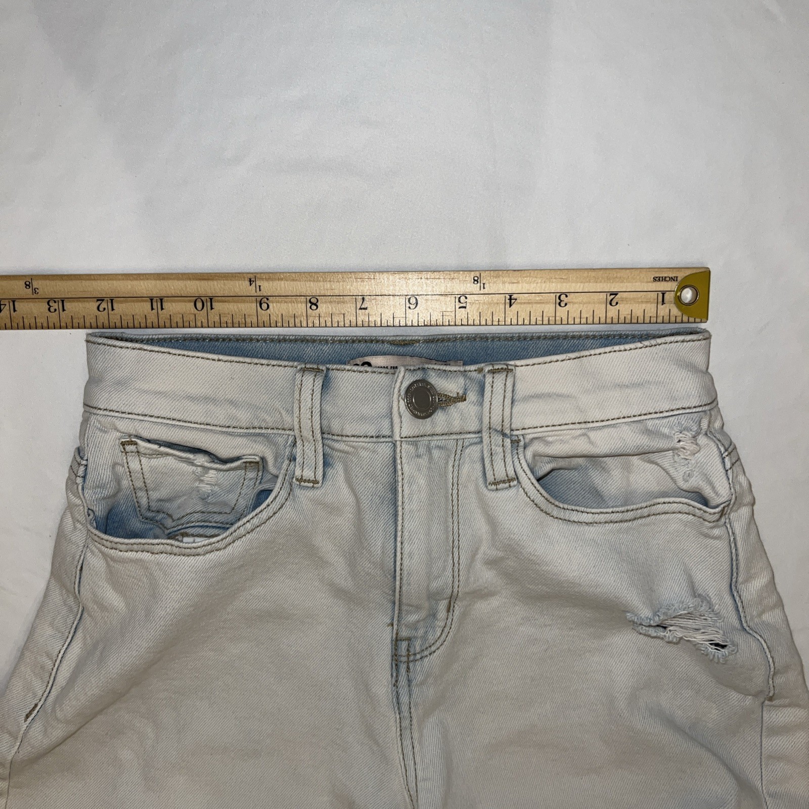 SO Good For Life Wide Leg High Rise Size 1/25W Light Wash Jeans