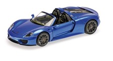 Minichamps 1/43 Porsche 918 Spyder 2013 Bluemetallic