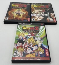 Dragon Ball Z: Budokai Tenkaichi 1 2 3 PS2 PlayStation 2 Lot Of 3 Complete CIB