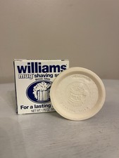 Williams Mug Shaving Soap 1.75 OZ Lasting Lather New Old Stock Discontinued